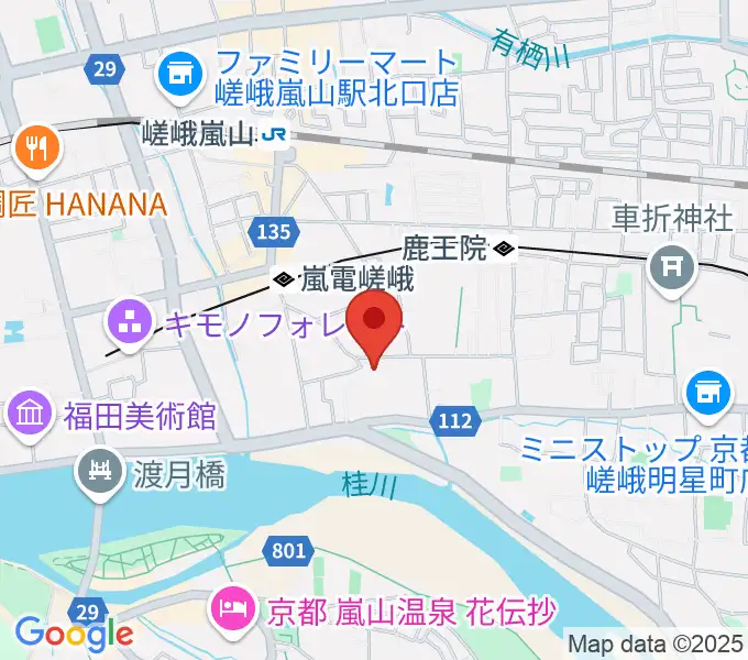 ピアノヨシカワの地図