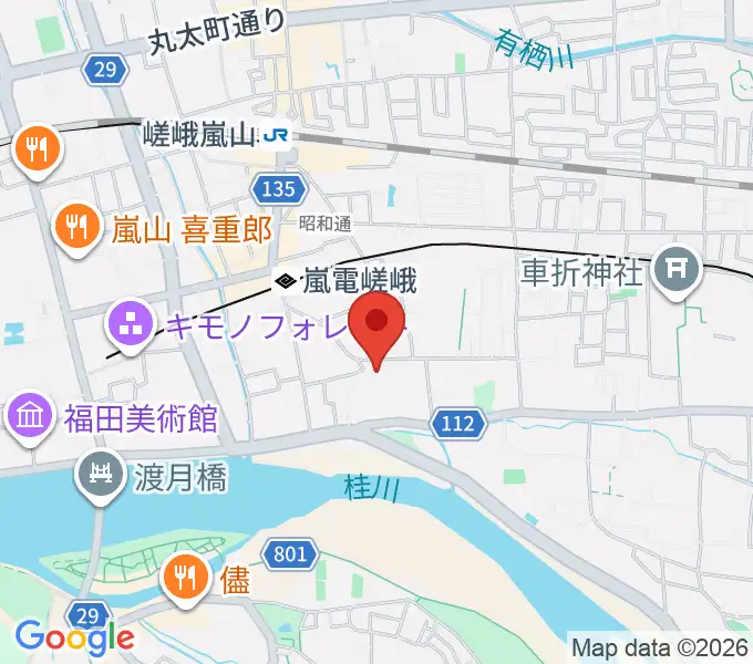 ピアノヨシカワの地図