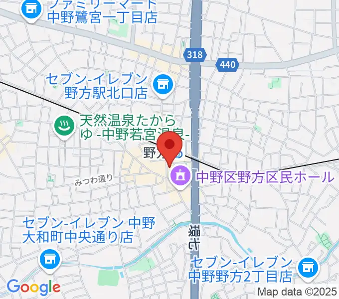 Iwoo NOGATAの地図