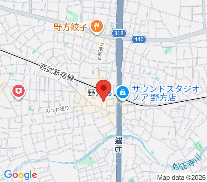 Iwoo NOGATAの地図