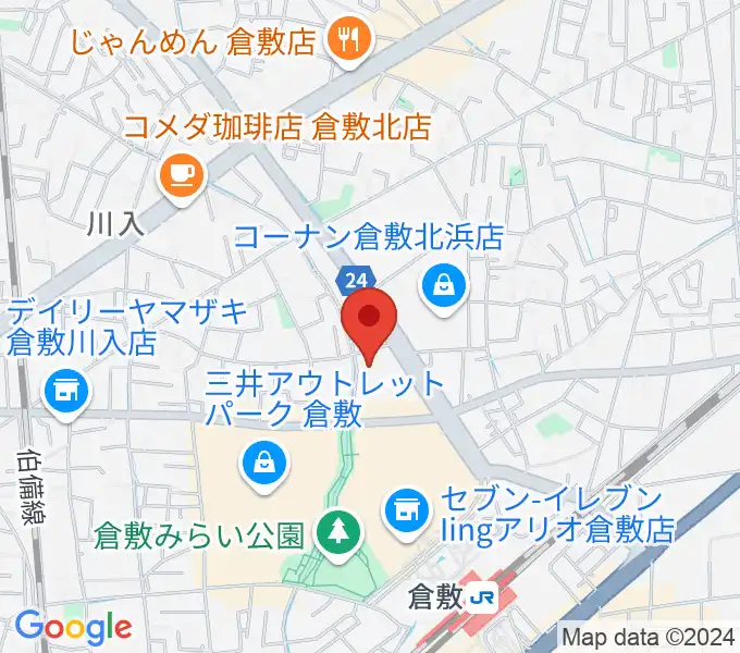 伊丹典子マンドリンアカデミア教室の地図