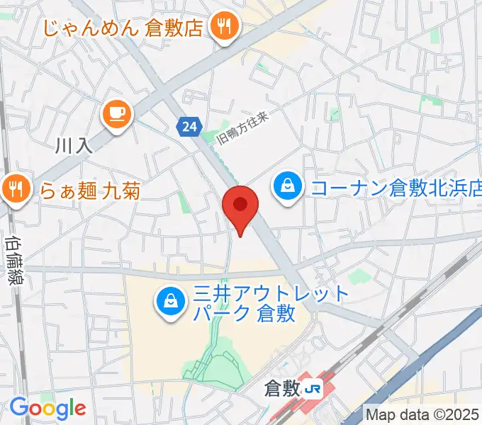 伊丹典子マンドリン教室の地図