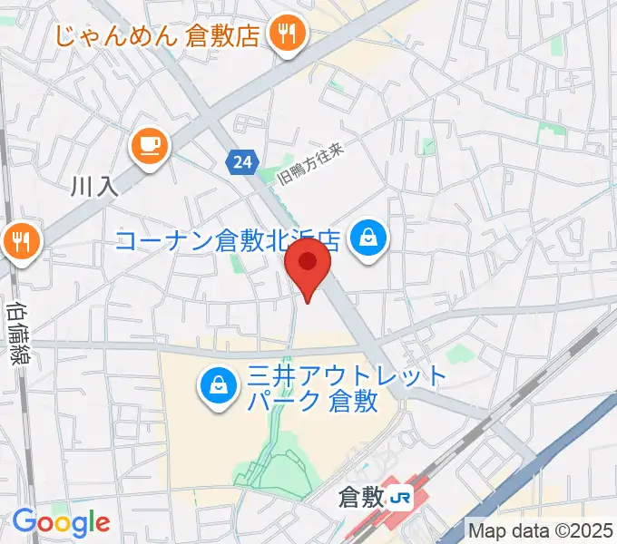 伊丹典子マンドリン教室の地図