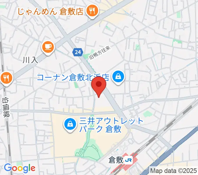 伊丹典子マンドリン教室の地図