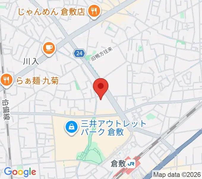 伊丹典子マンドリン教室の地図