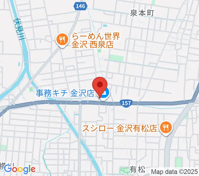 開進堂楽器 MPC金沢の地図