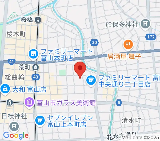 MPC富山の地図