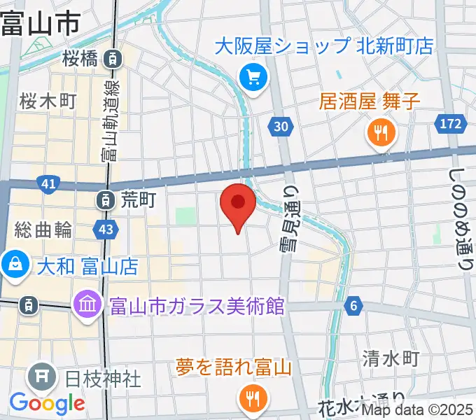 MPC富山の地図