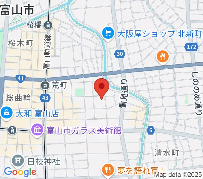 MPC富山の地図
