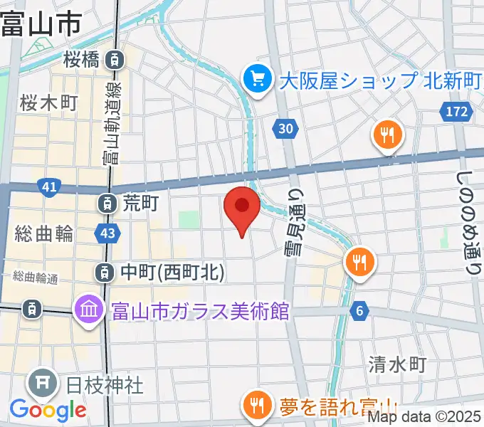 MPC富山の地図