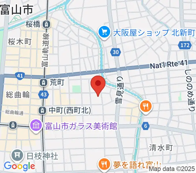 MPC富山の地図