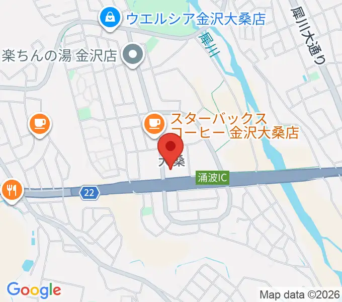 開進堂楽器 MPC大桑の地図