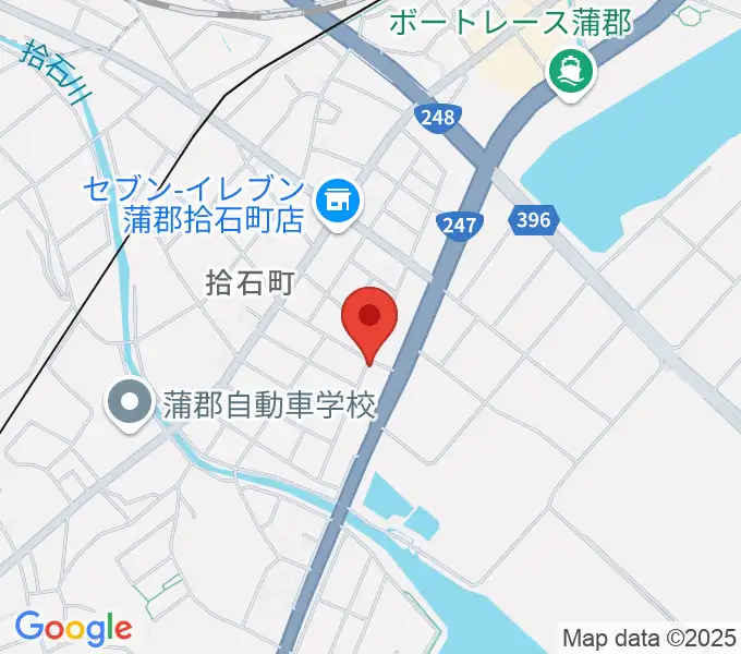 オリエント楽器 ヤマハ蒲郡中央センターの地図