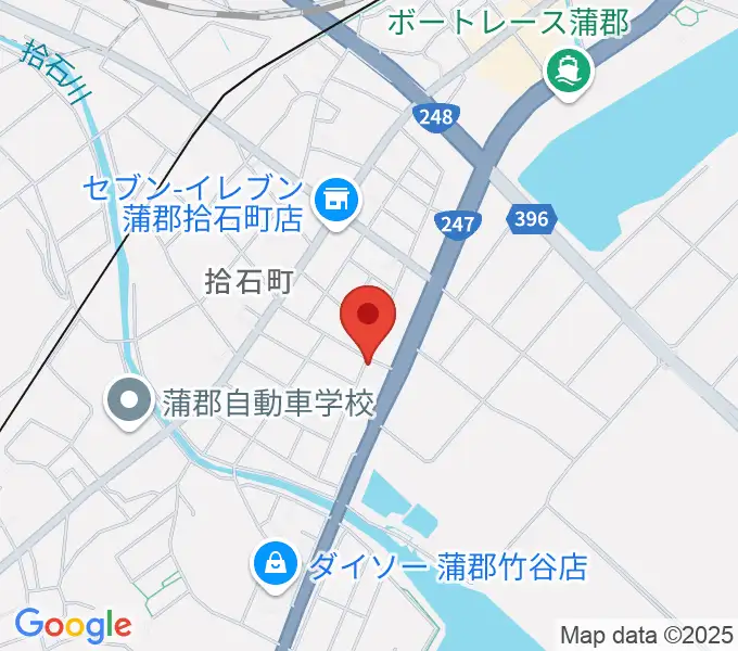 オリエント楽器 ヤマハ蒲郡中央センターの地図