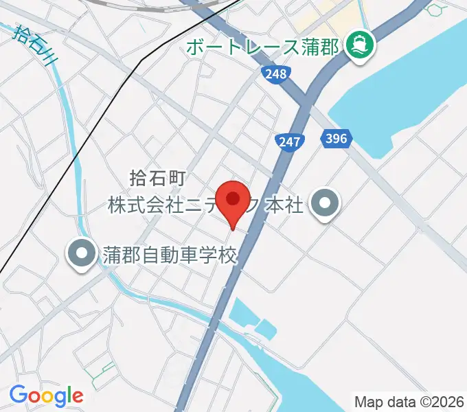 オリエント楽器 ヤマハ蒲郡中央センターの地図