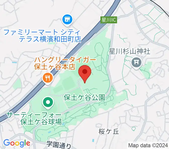 かながわアートホール スタジオの地図