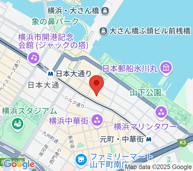 KAAT神奈川芸術劇場の地図