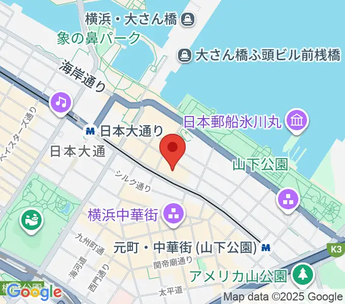 KAAT神奈川芸術劇場の地図
