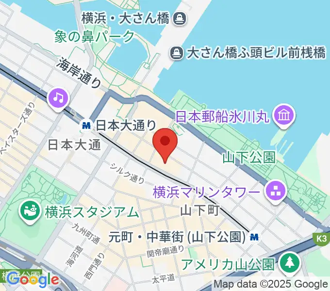 KAAT神奈川芸術劇場の地図