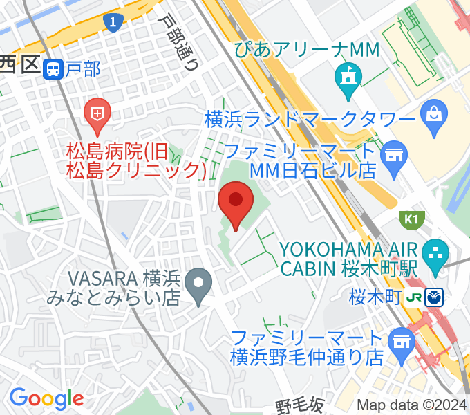 横浜能楽堂の場所