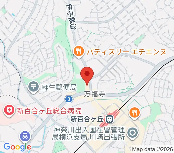 川崎市アートセンターの地図