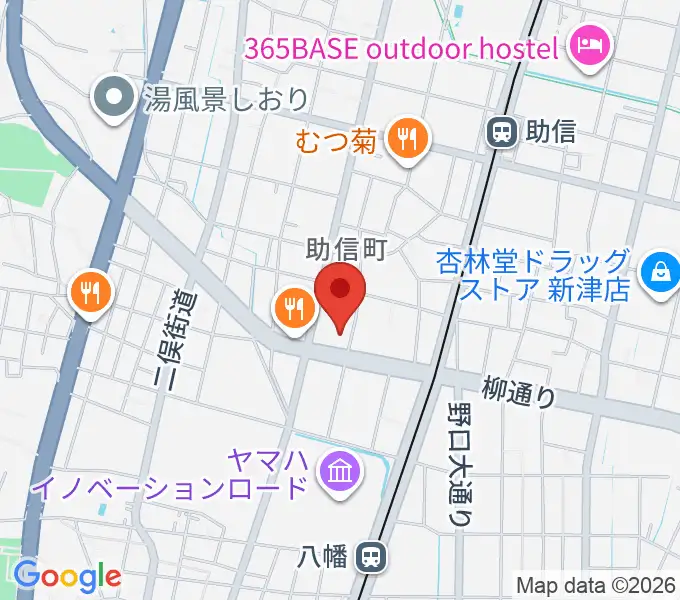 浜松中央センター ヤマハミュージックの地図