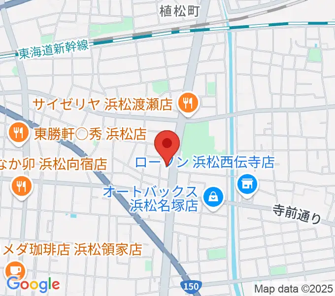名塚センター ヤマハミュージックの地図