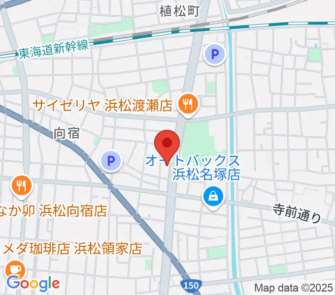 名塚センター ヤマハミュージックの地図