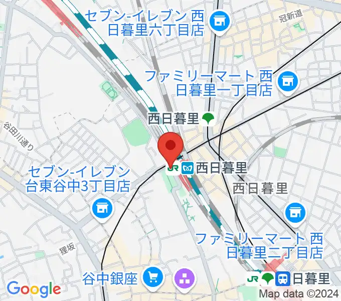 I.G.Oスタジオの地図