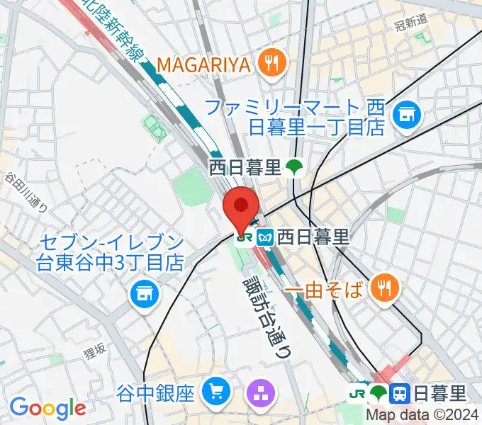 I.G.Oスタジオの地図