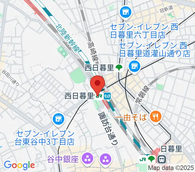 I.G.Oスタジオの地図