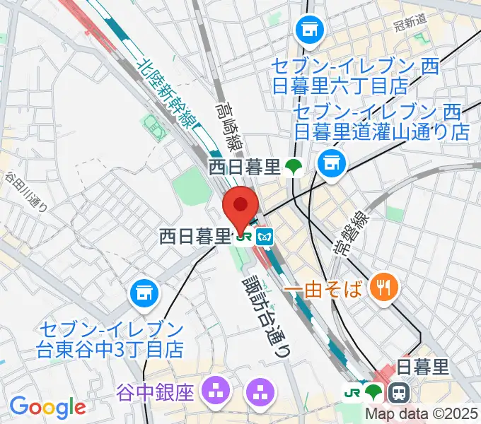 I.G.Oスタジオの地図