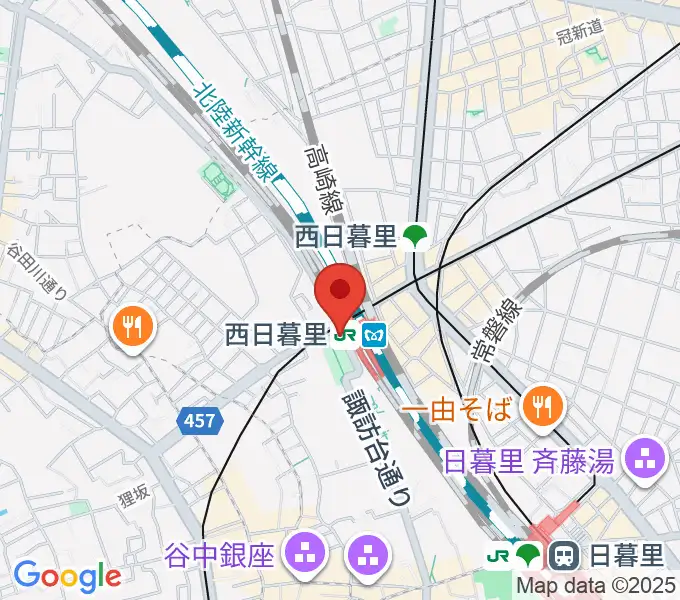I.G.Oスタジオの地図