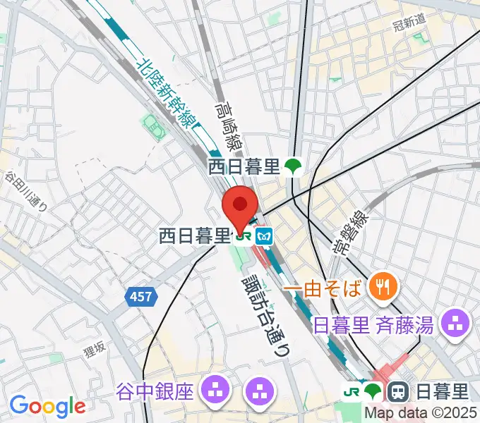 I.G.Oスタジオの地図