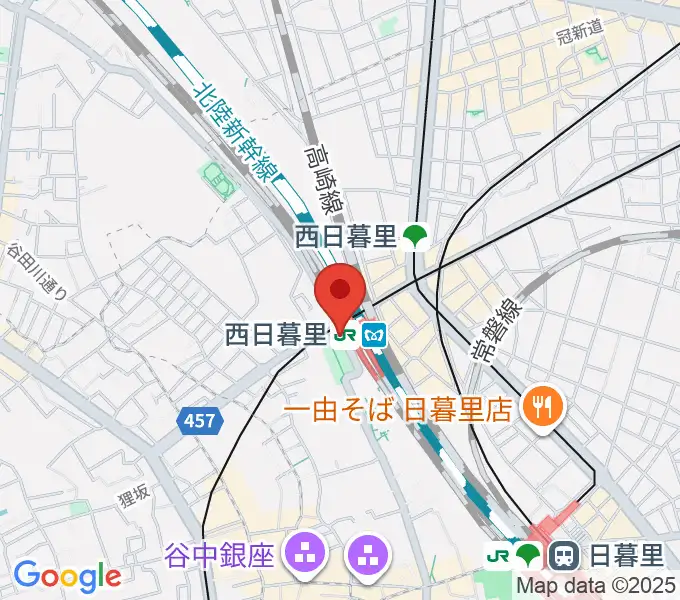 I.G.Oスタジオの地図