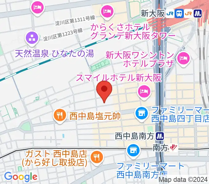 アトリエアルファ 木管楽器専門店の地図