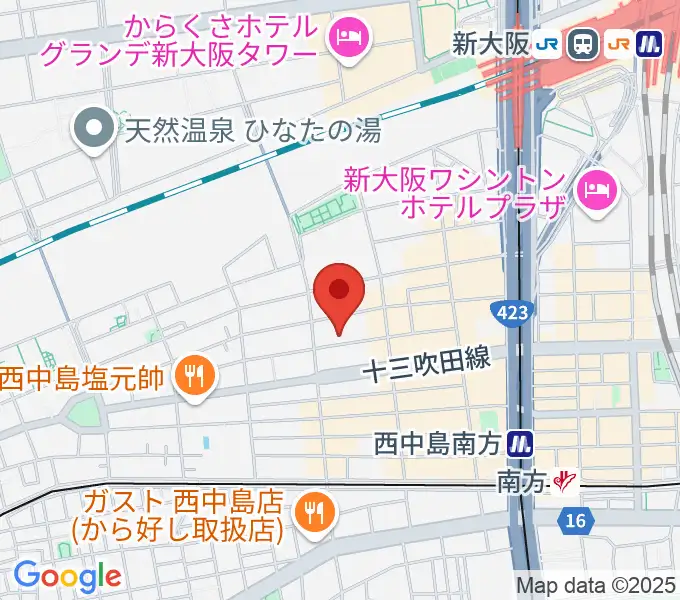 アトリエアルファ 木管楽器専門店の地図