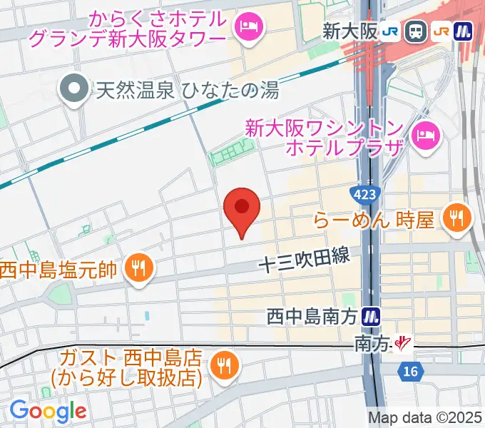 アトリエアルファ 木管楽器専門店の地図