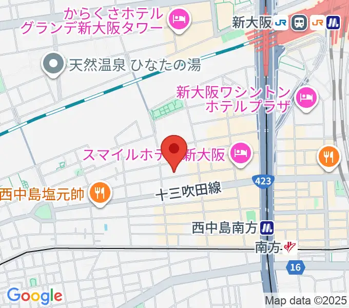 アトリエアルファ 木管楽器専門店の地図