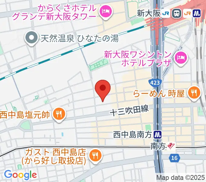 アトリエアルファ 木管楽器専門店の地図