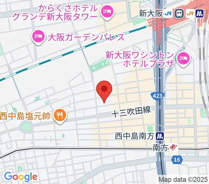 アトリエアルファ 木管楽器専門店の地図