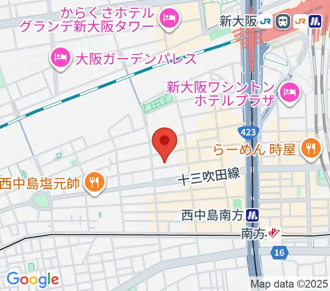 アトリエアルファ 木管楽器専門店の地図
