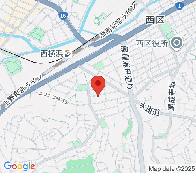 どれみきょうしつ西横浜の地図