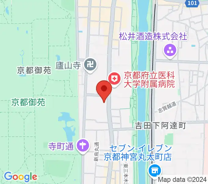 京都府立文化芸術会館の地図