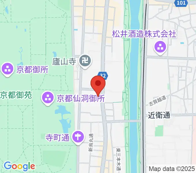 京都府立文化芸術会館の地図