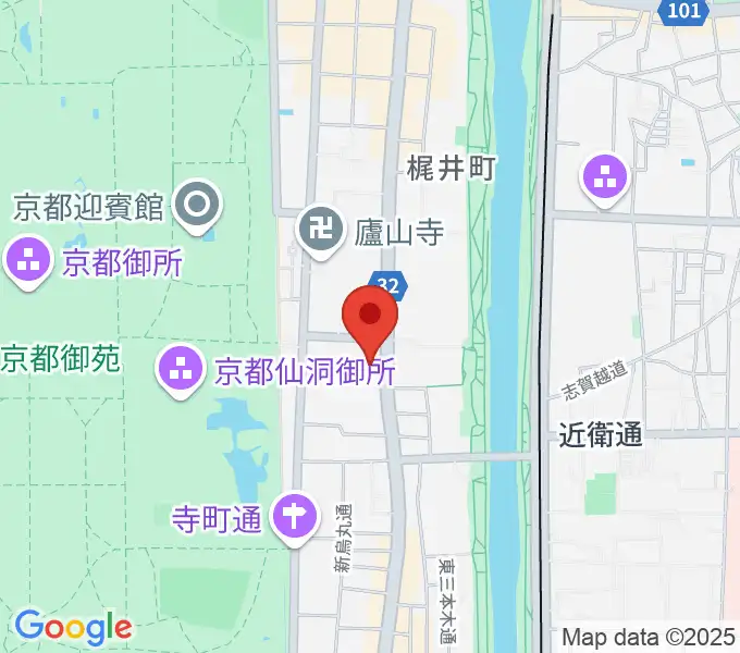 京都府立文化芸術会館の地図