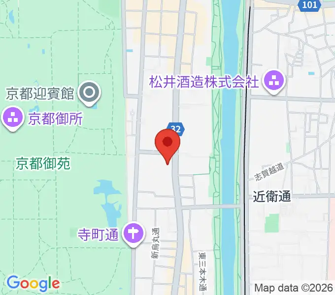 京都府立文化芸術会館の地図