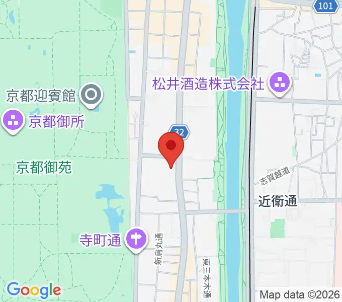 京都府立文化芸術会館の地図