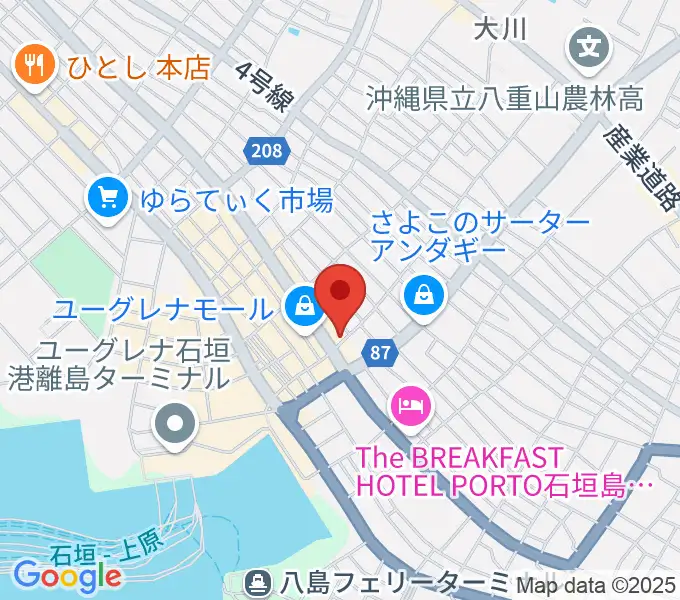 ピアノドルチェ 石垣教室の地図