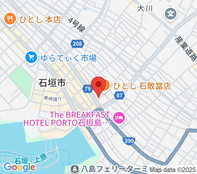 ピアノドルチェ 石垣教室の地図